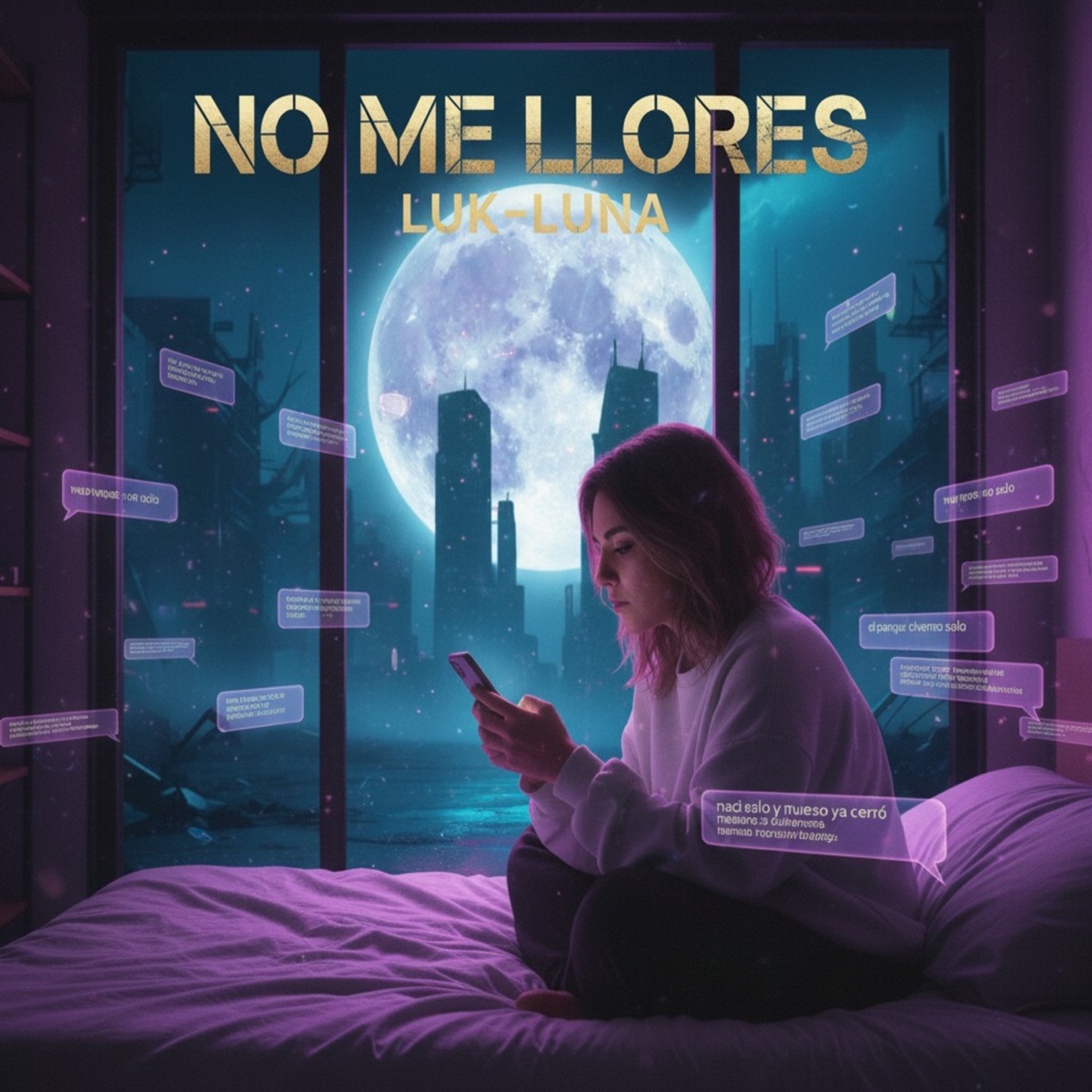 NO ME LLORES - Single by Lu-K luna & M.B.C album cover