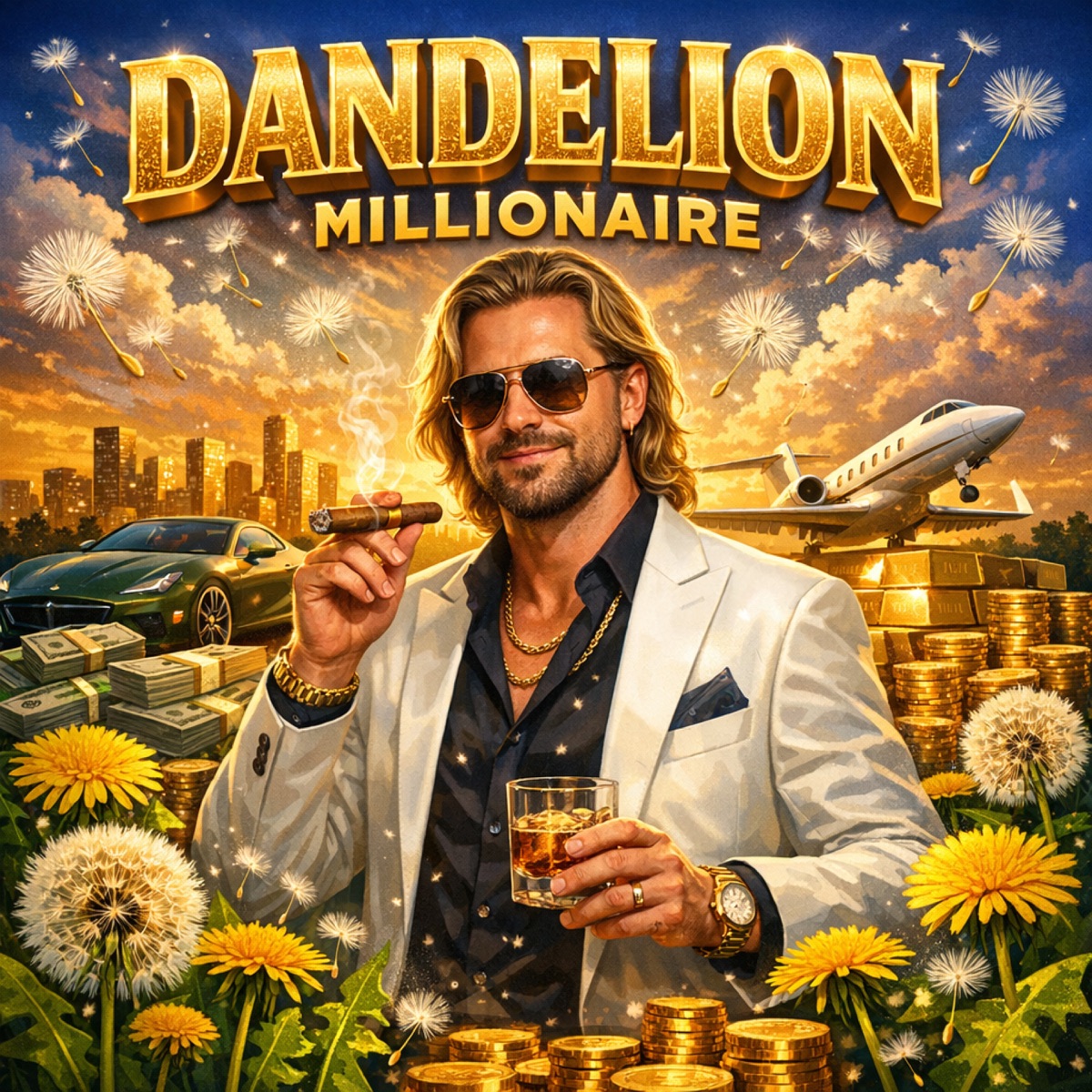 Dandelion Millionaire - Single by Elizabeth Harper & Sammy MN album cover