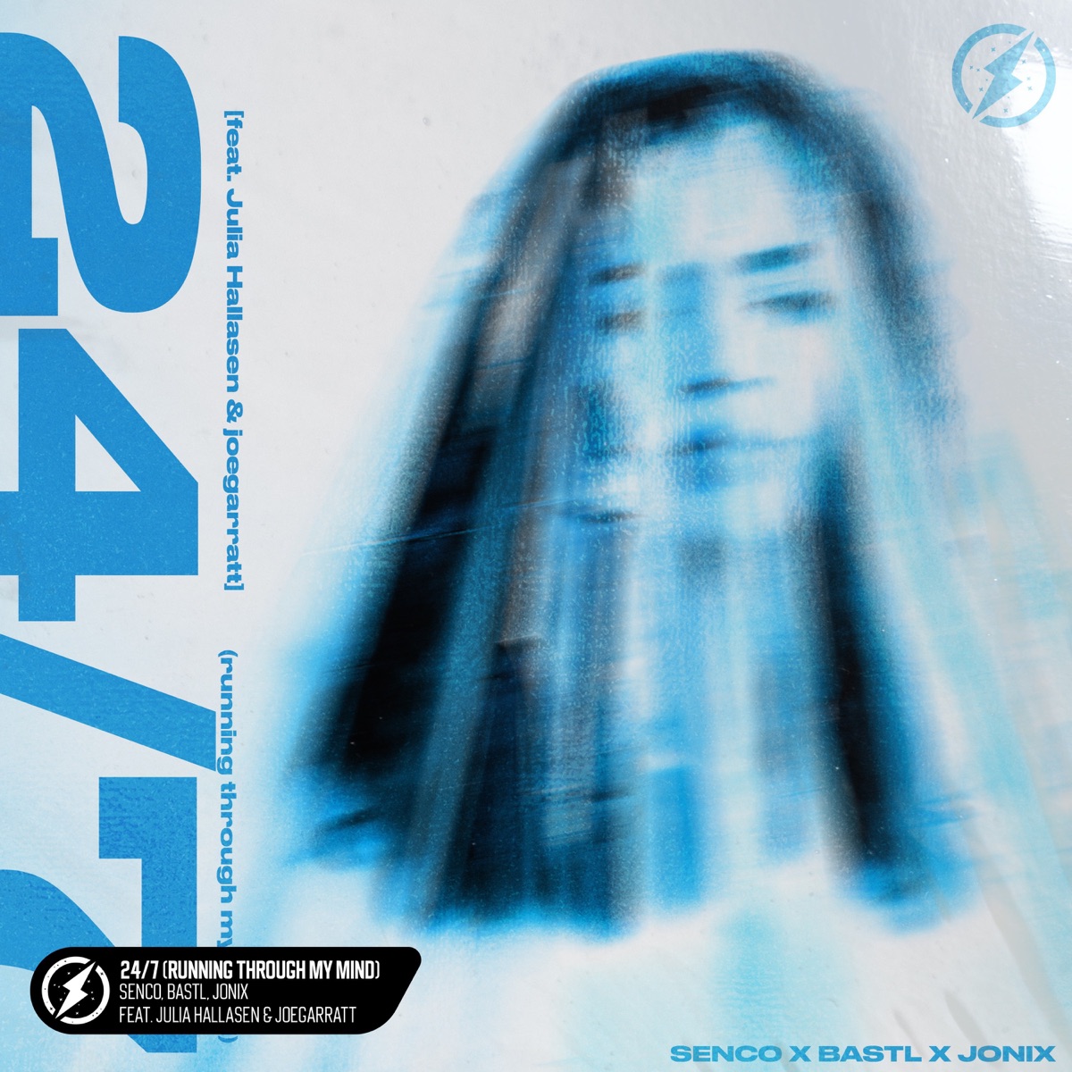 24/7 (Running Through My Mind) (feat. Julia Hallasen & joegarratt) - Single by Senco, BASTL & JONIX album cover