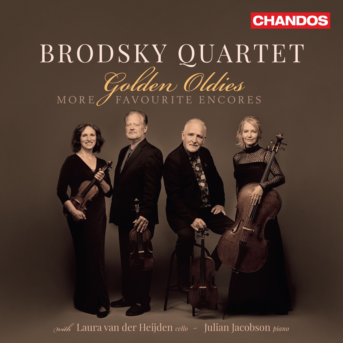 Golden Oldies: More Favourite Encores by Brodsky Quartet, Laura van der Heijden & Julian Jacobson album cover