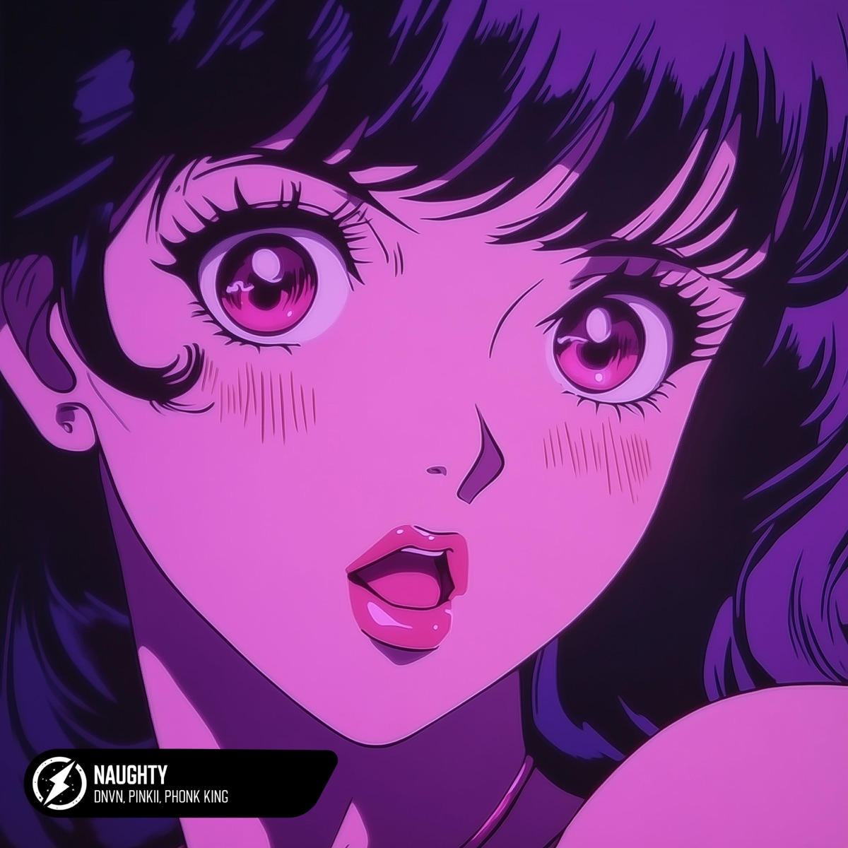 Naughty - Single by dnvn, Pinkii & Phonk King album cover