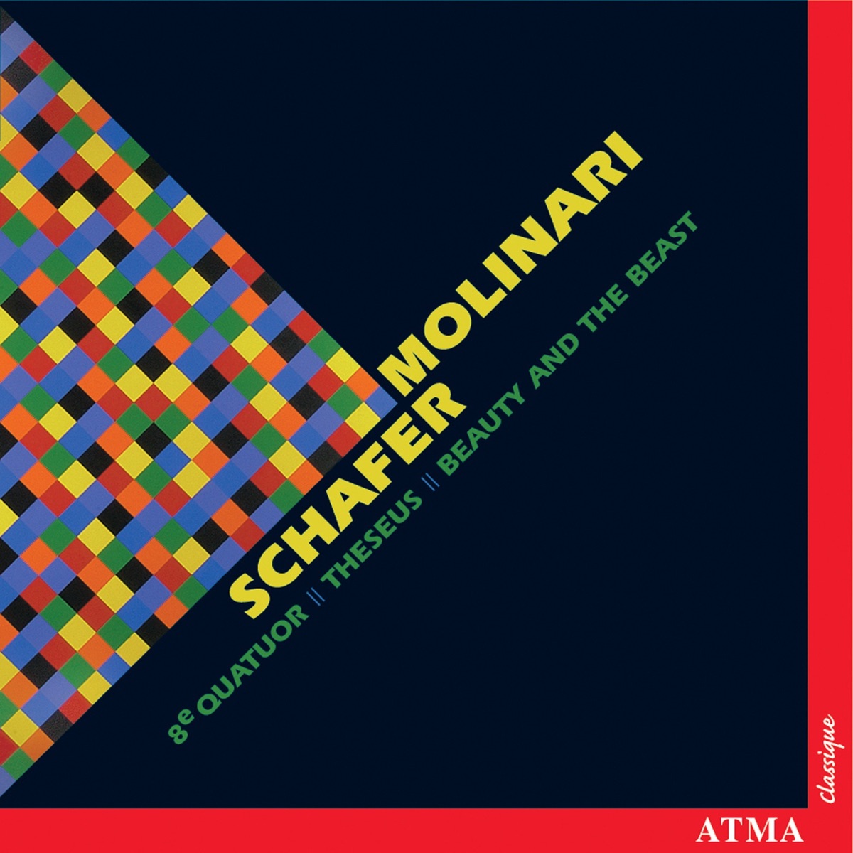 Schafer: String Quartet No. 8 by Quatuor Molinari & Jennifer Swartz album cover