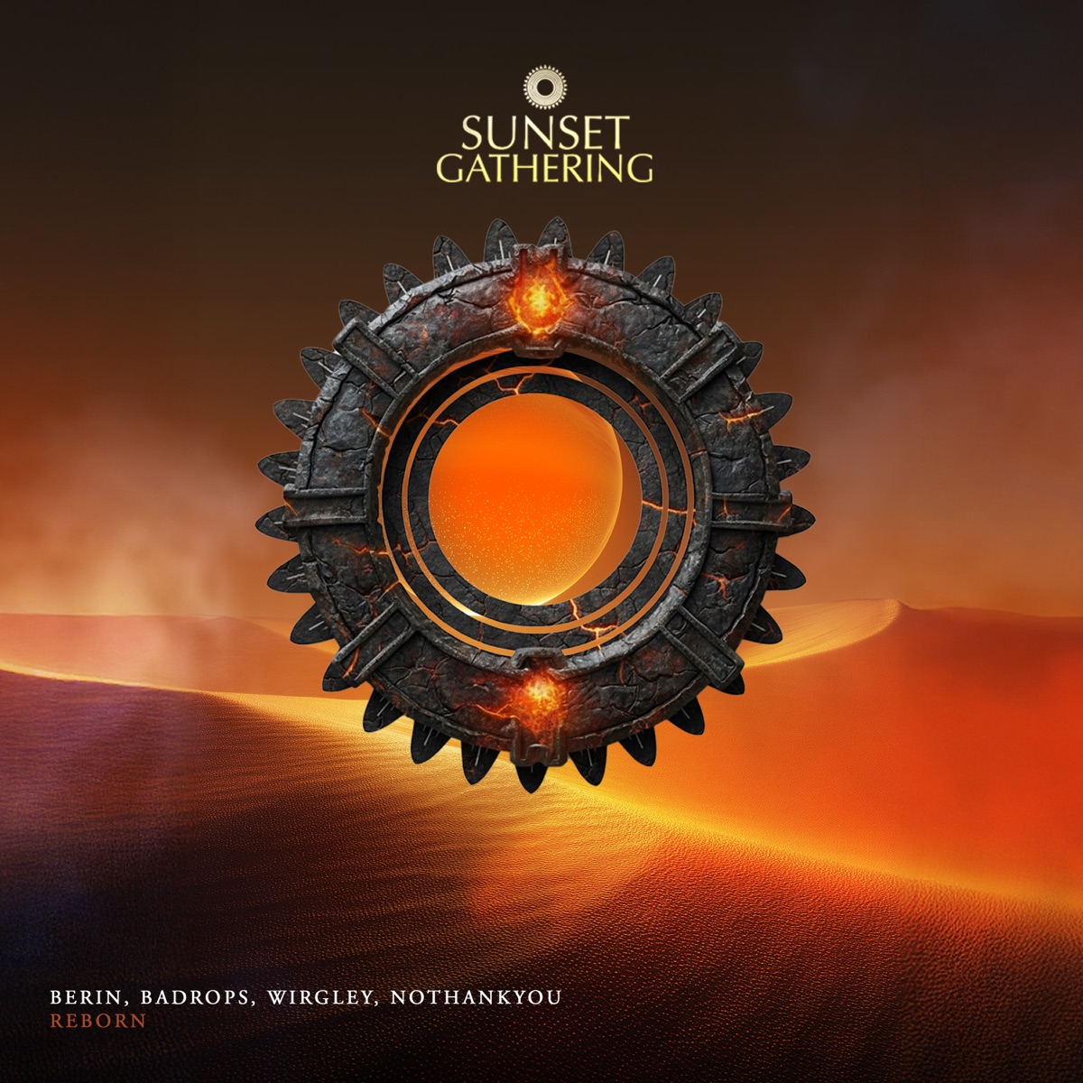 Reborn (Radio Edit) - Single by Berin, Badrops, Wrigley & NOTHANKYOU album cover