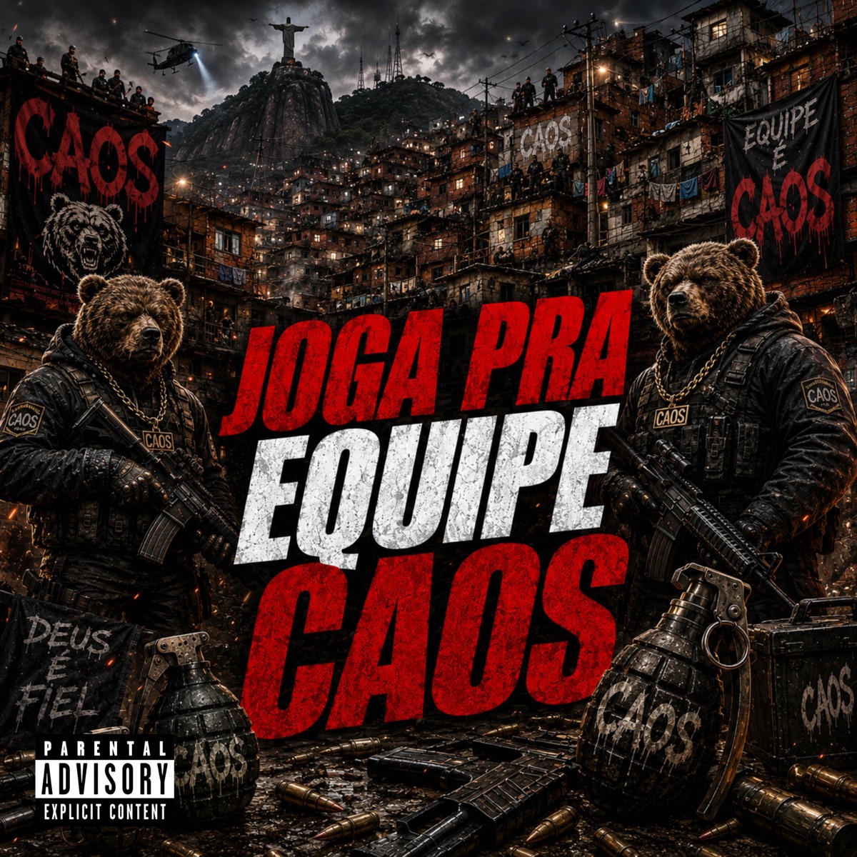 JOGA PRA EQUIPE CAOS - Single by DJ TEUZIN 22 & DJ Da Penha 22 album cover
