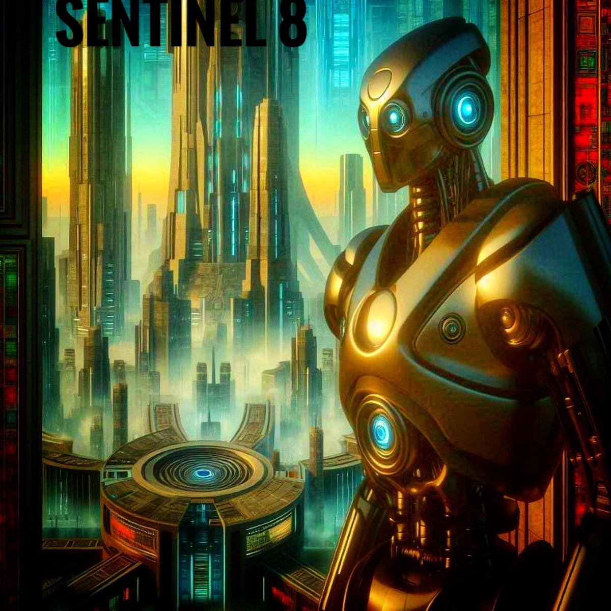 Sentinel 8 (feat. Dez Allenby & Stephen Robinson) - Single by Captain Utopia and the lost children of the purple empire album cover