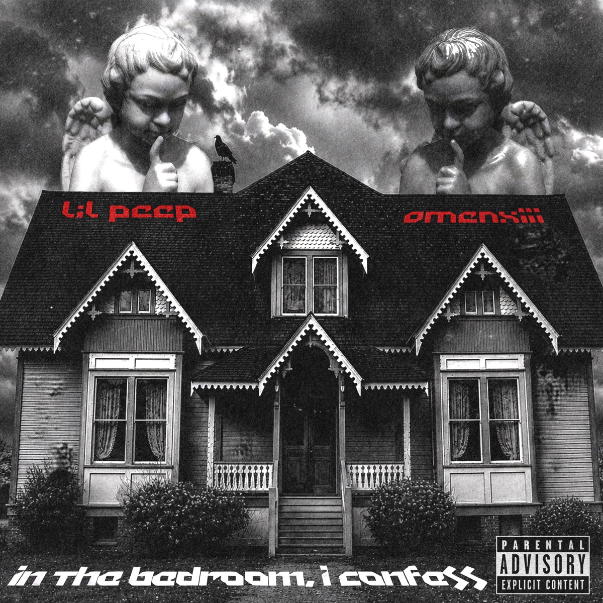in the bedroom, i confess - EP by Lil Peep & OmenXiii album cover