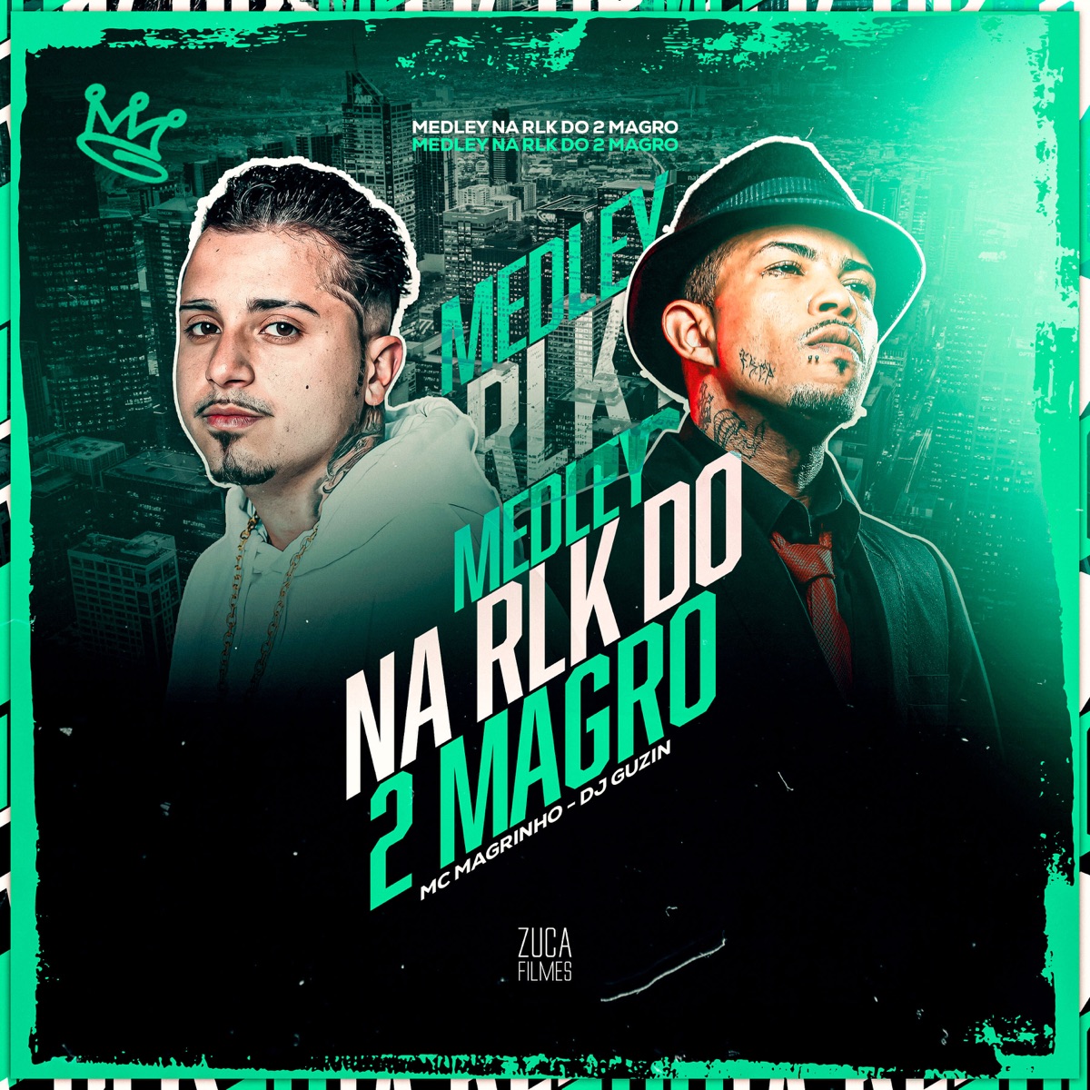 Medley na Rlk do 2Magro - Single by DJ GUZIN, Dj HG & Mc Magrinho album cover