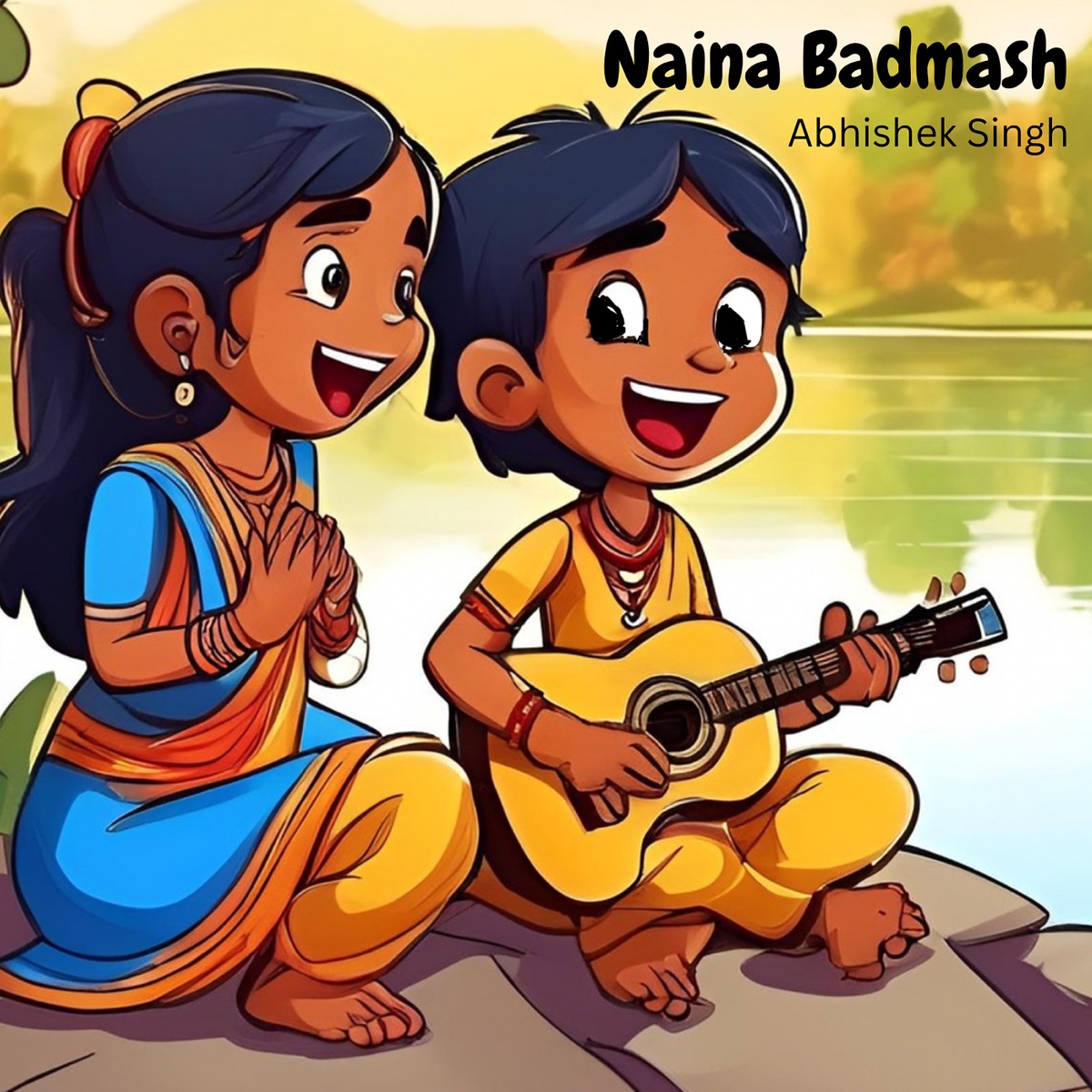 Naina Badmash - Single by Abhishek Singh album cover