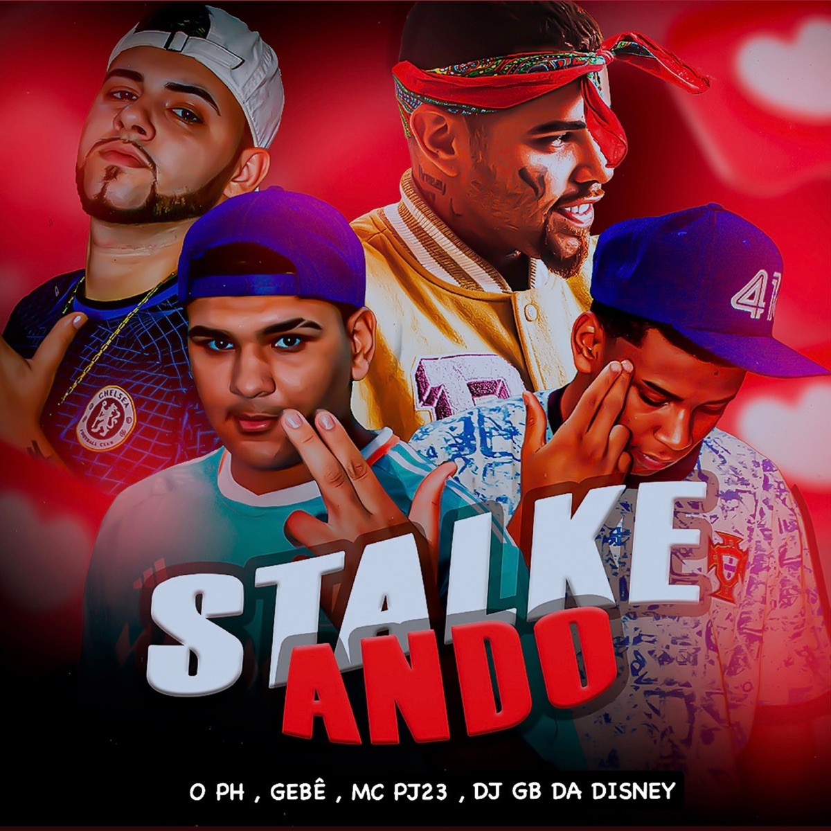 Stalkeando - Single by O PH, Gebê, MC PJ 23 & DJ GB DA DISNEY album cover