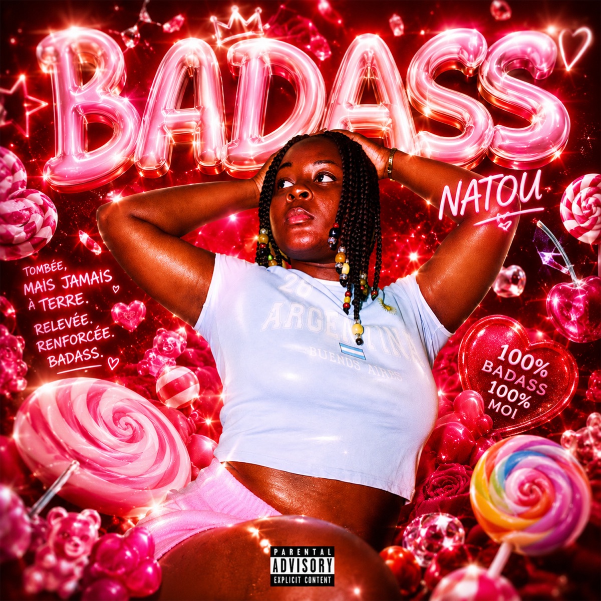 BADASS - Single by Natou album cover