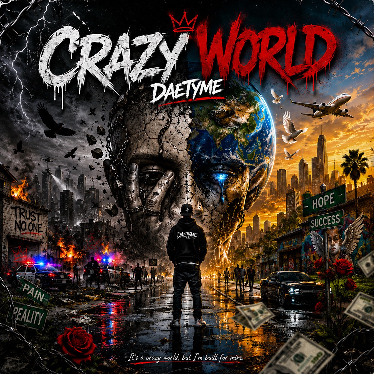 Crazy World - Single by Daetyme album cover