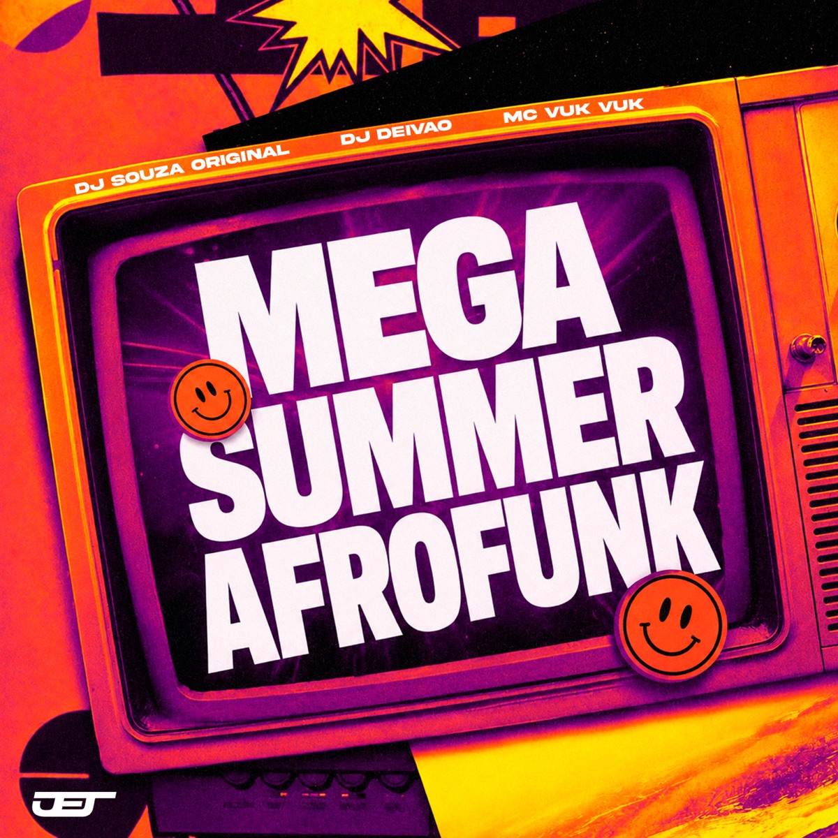 MEGA SUMMER AFROFUNK - Single by DJ Souza Original, Dj Deivão & MC Vuk Vuk album cover