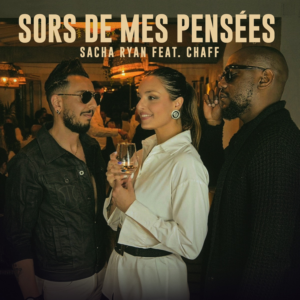 SORS DE MES PENSÉES (feat. Chaff) - Single by Sacha Ryan album cover