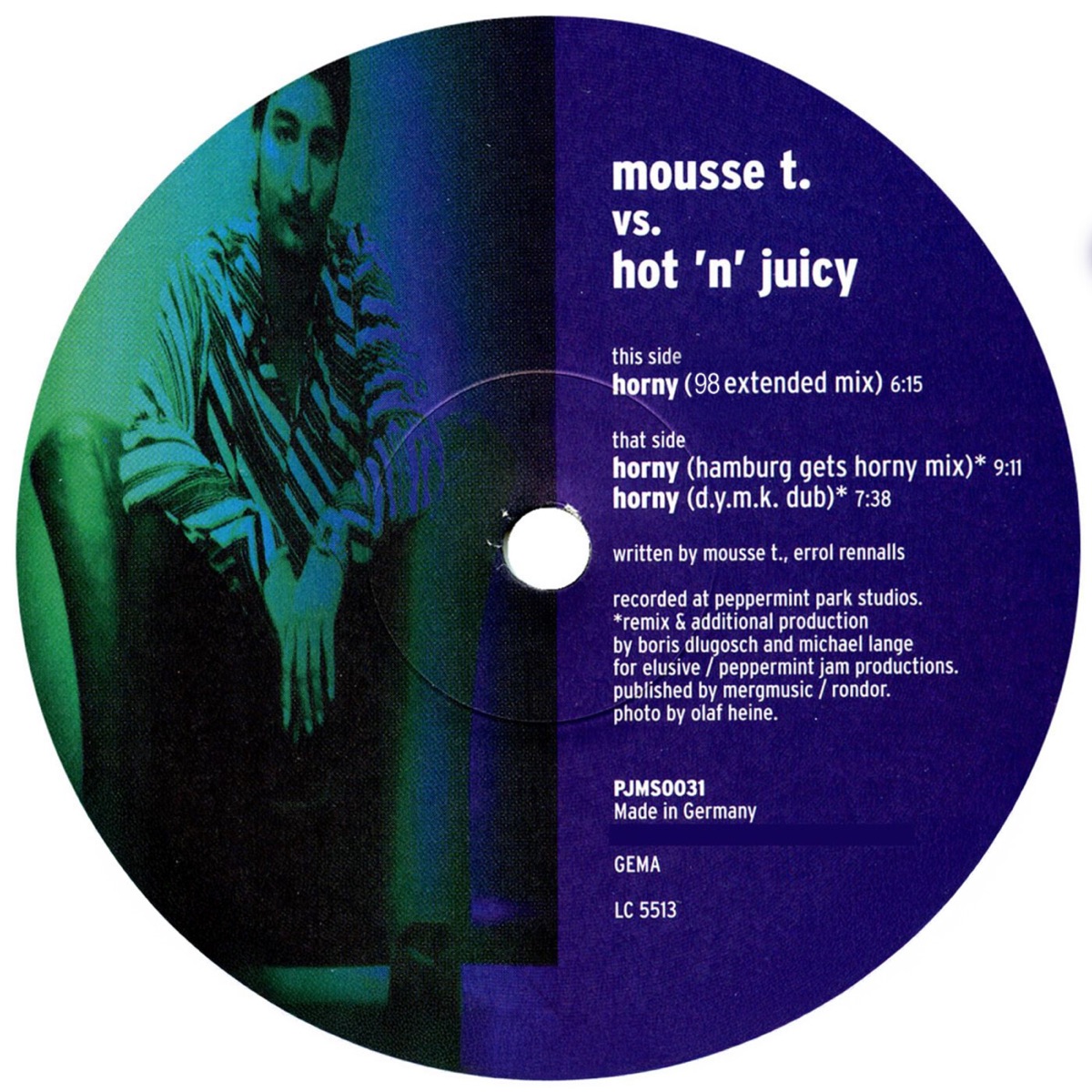 Horny (feat. Hot'n'Juicy) - Single by Mousse T. album cover
