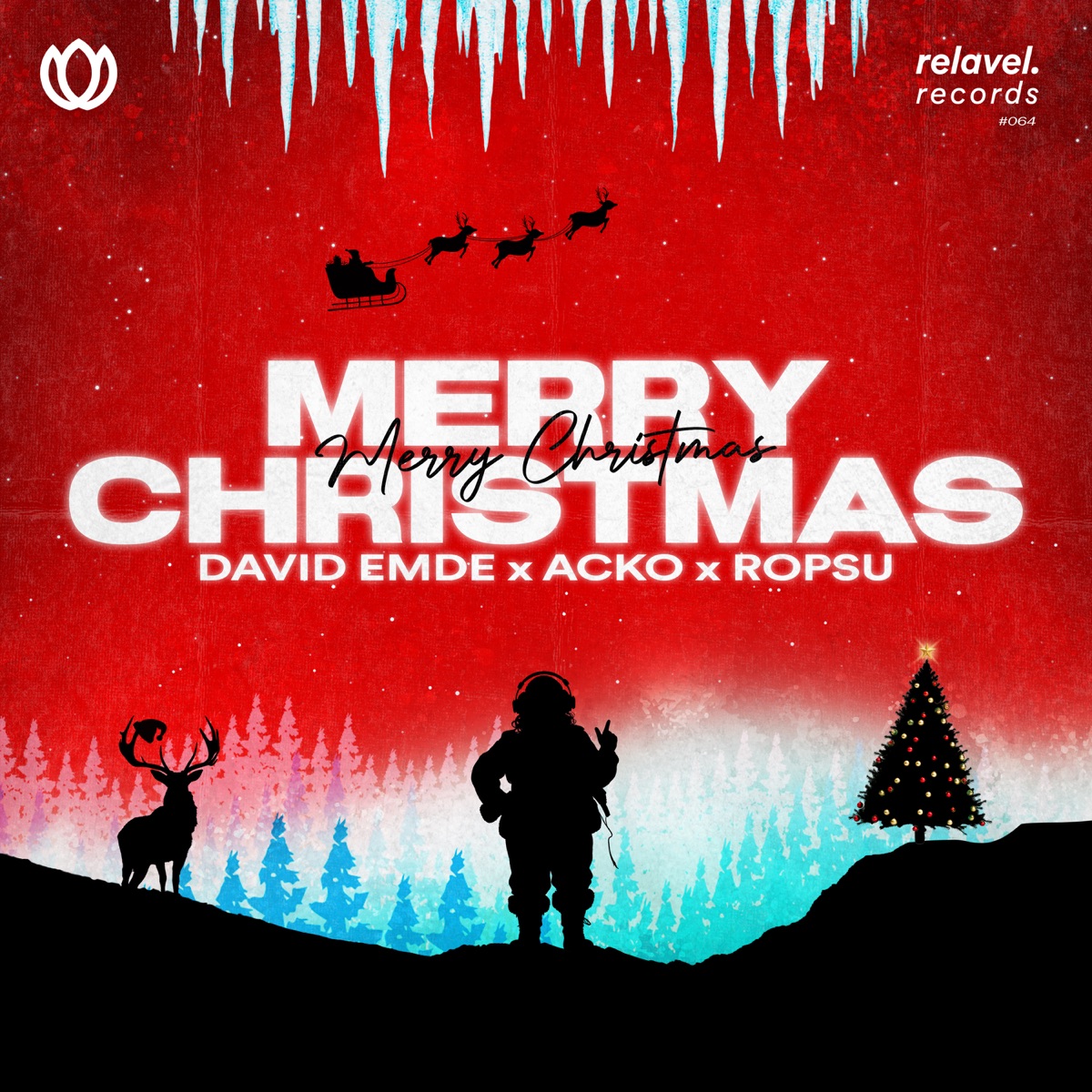 Merry Christmas - Single by David Emde, Acko & Ropsu album cover