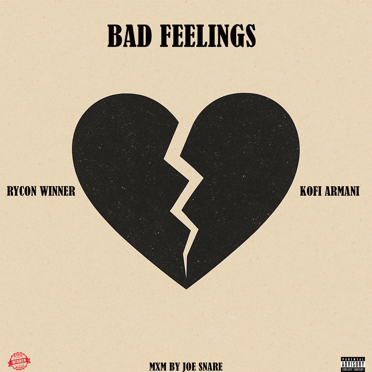 Bad feelings (feat. Kofi Armani) - Single by Rycon Winner album cover