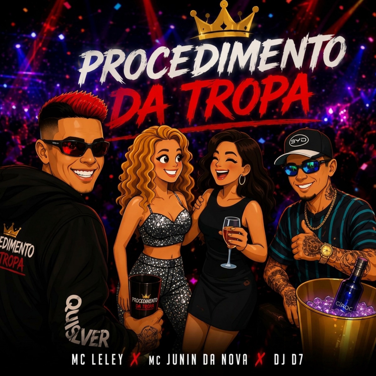 Procedimento da Tropa - Single by Mc Leley 00, Mc junin da nova & DJ D7 album cover