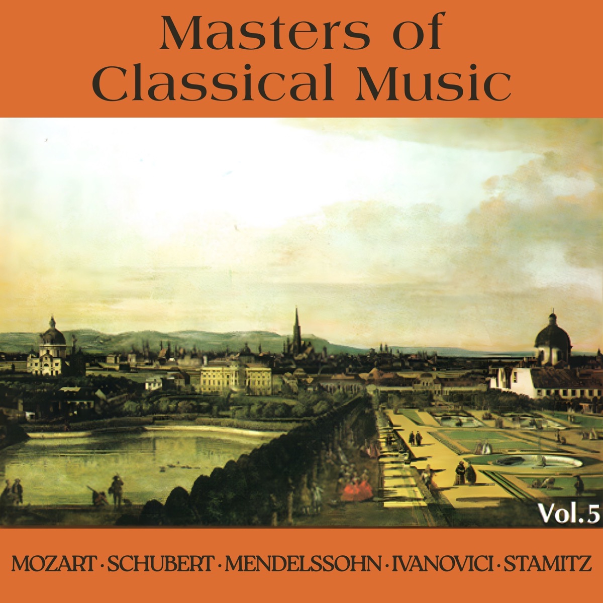 Masters of Classical Music, Vol. 5 by Vassil Kazandjiev, Sofia Symphony Orchestra & Dimitar Penkov album cover