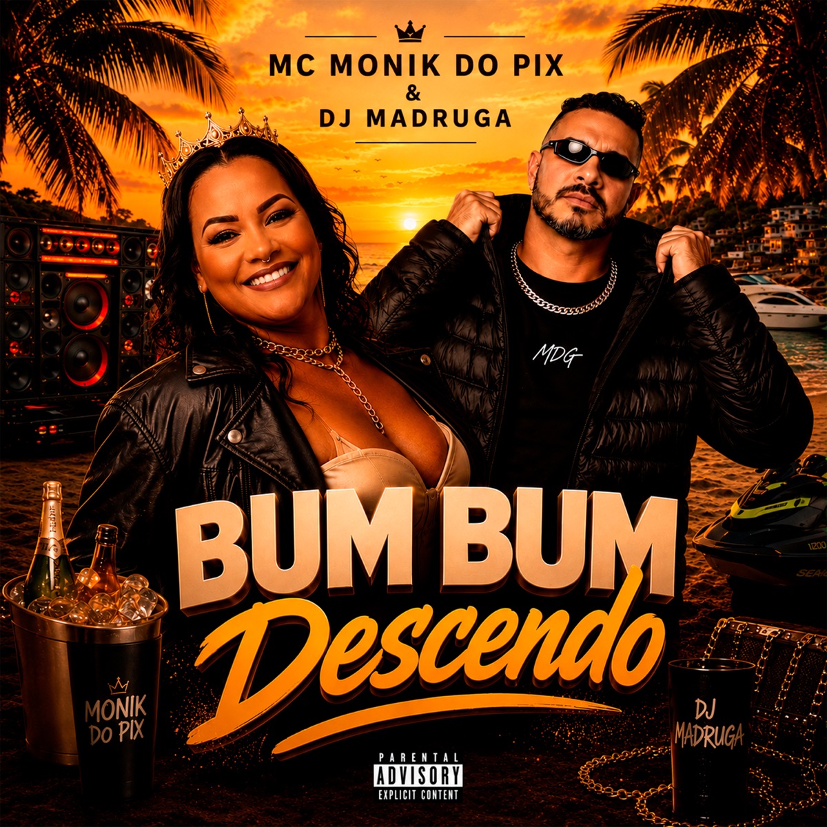 Bum Bum Descendo - Single by Mc Monik do pix album cover