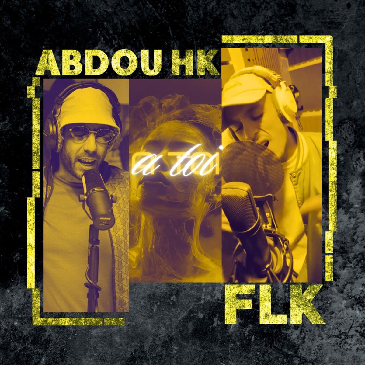 a toi (feat. FLK) - Single by Abdou Hk album cover