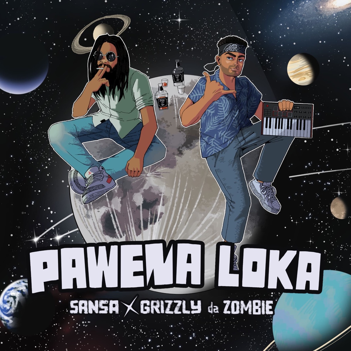 Pawena Loka - Single by SANSA & GRIZZLY da ZOMBIE album cover