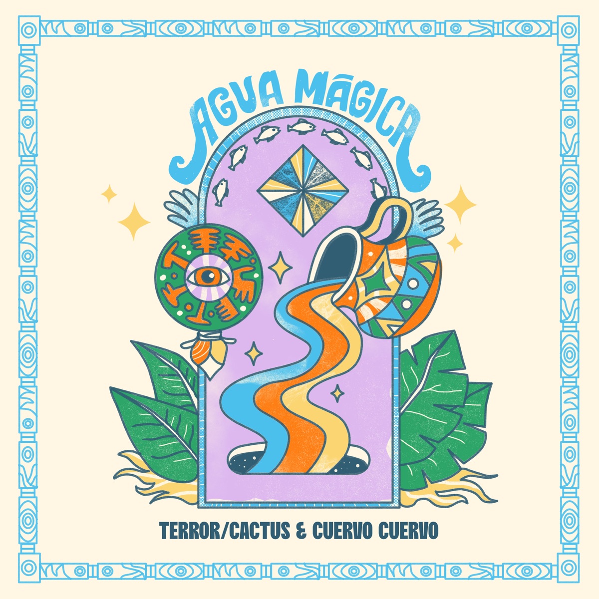 Agua Mágica - EP by Terror/Cactus & Cuervo Cuervo album cover