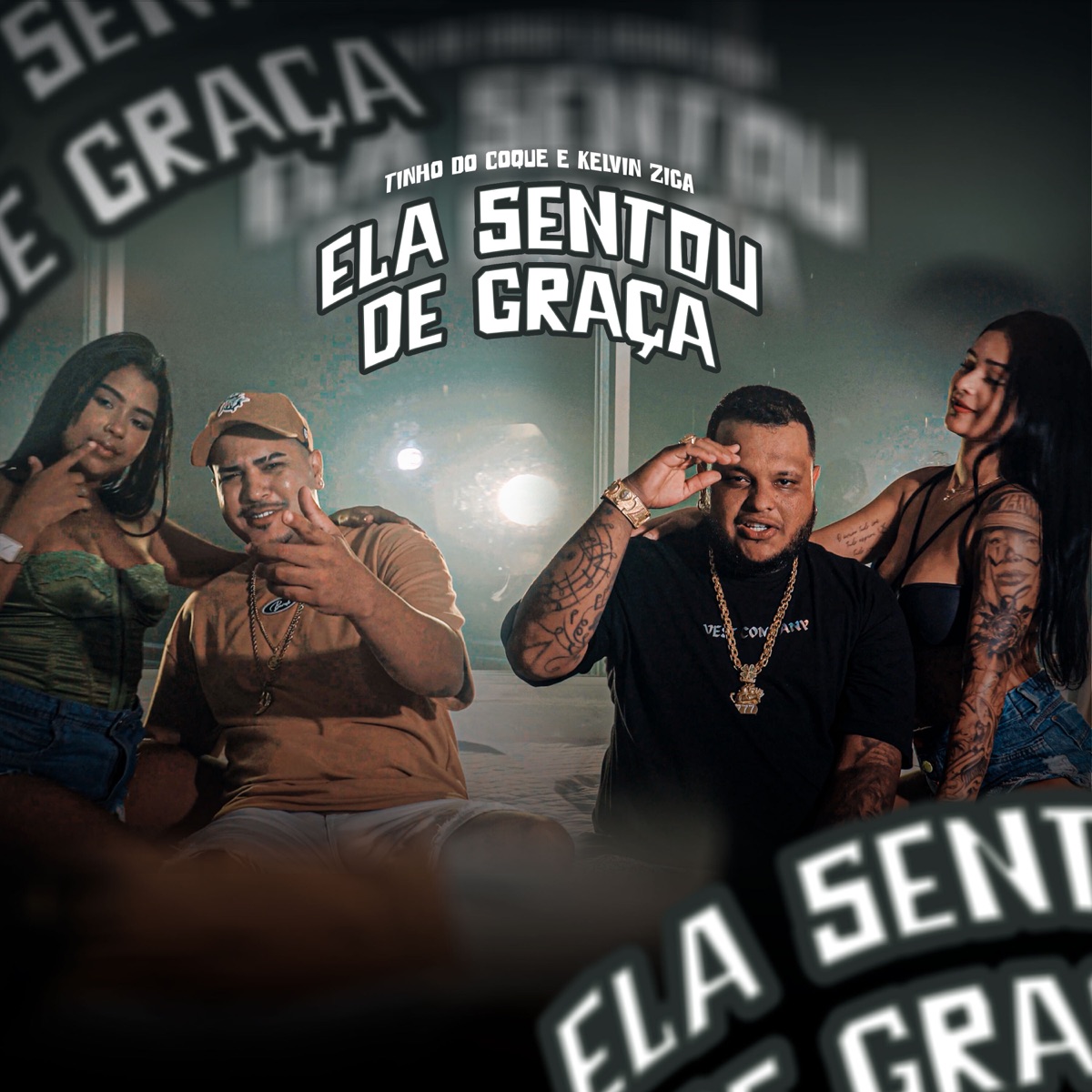 Ela Sentou de Graça - Single by kelvin zica & Tinho do Coque album cover