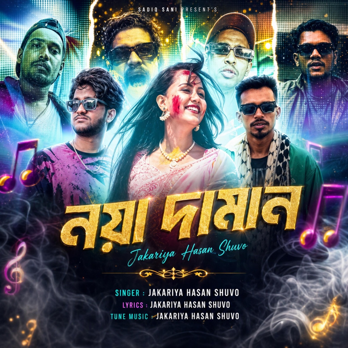Noya Daman - Single by jakariya Hasan Shuvo album cover
