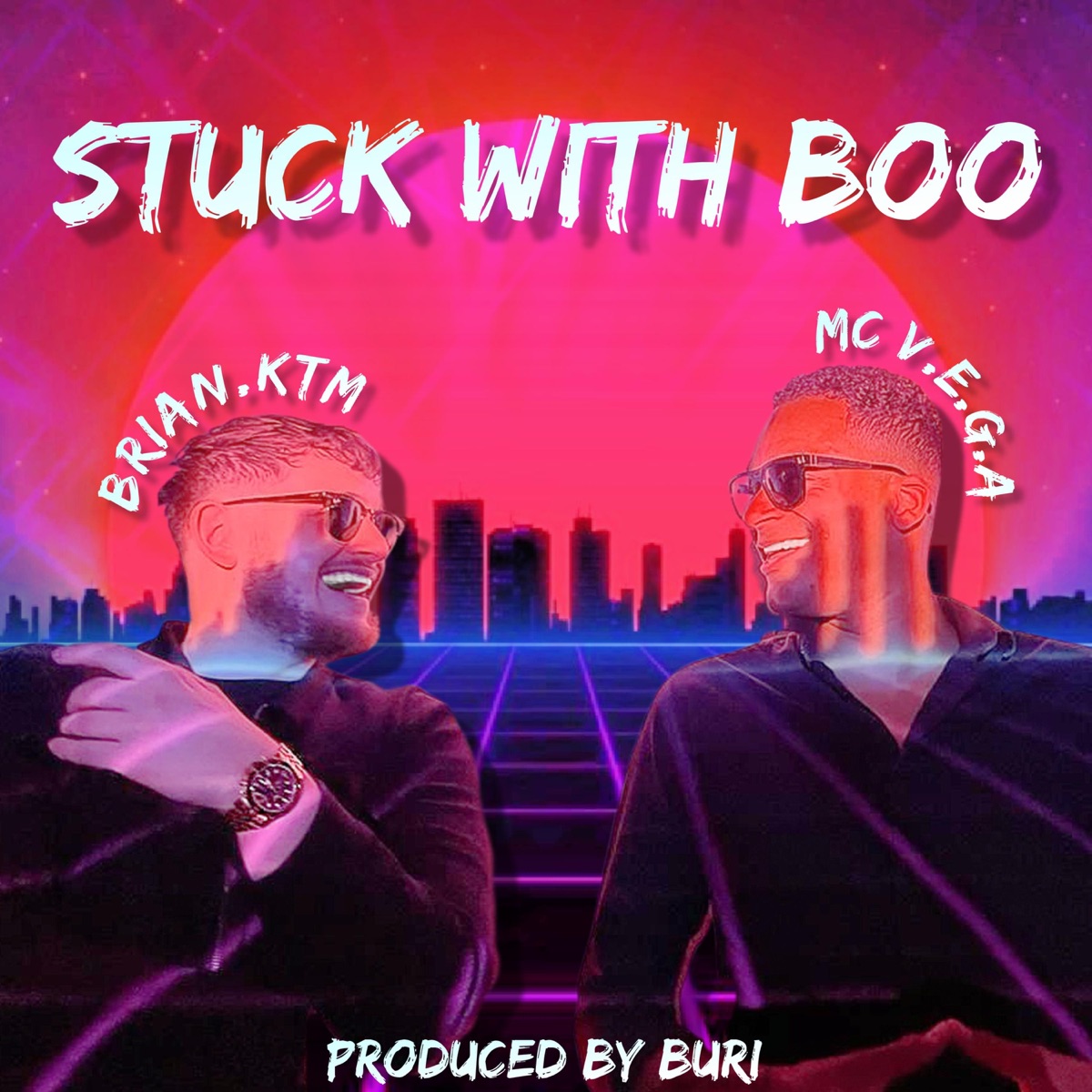 Stuck with boo (Radio Edit) - Single by Buri, Brian.ktm & MC V.E.G.A album cover