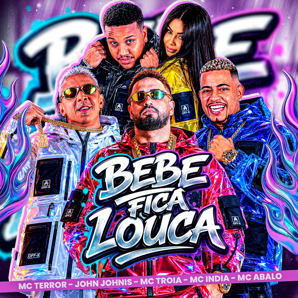Bebe Fica Louca (feat. MC Abalo) - Single by Mc Terror, Mc Troia & Mc India album cover