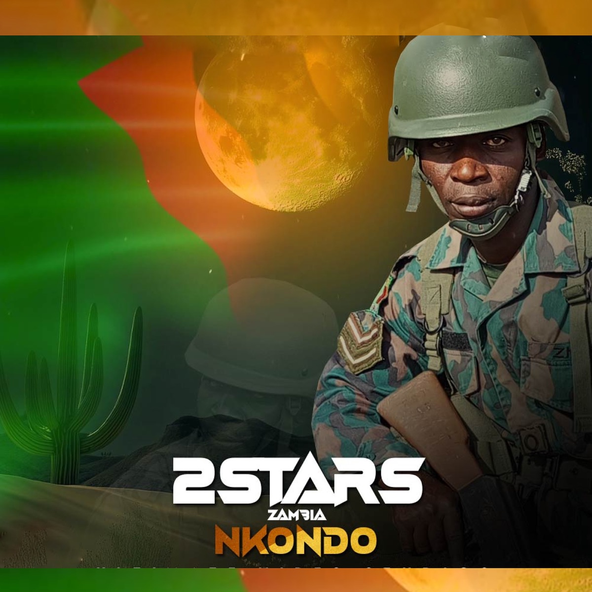 Nkondo - Single by 2Stars Zambia album cover