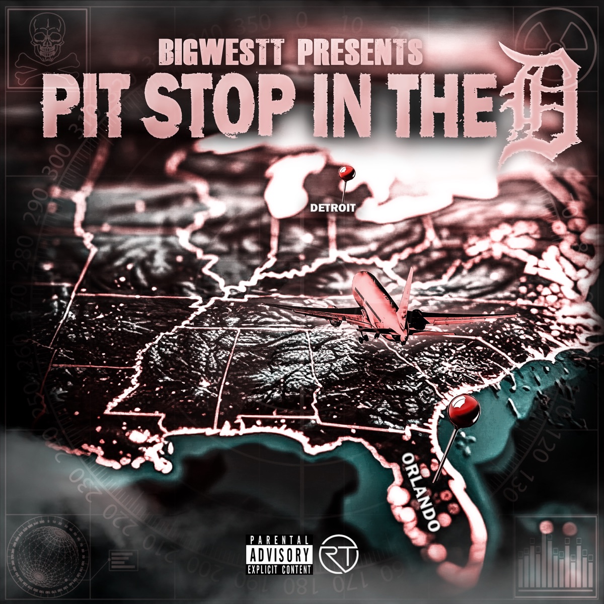 Pit Stop In The D - EP by BigWestt album cover