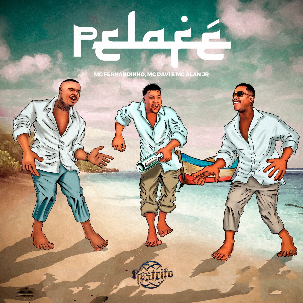 Pela Fé - Single by MC ALAN JR, MC Fernandinho, Mc Davi & DJ Biel Elite album cover