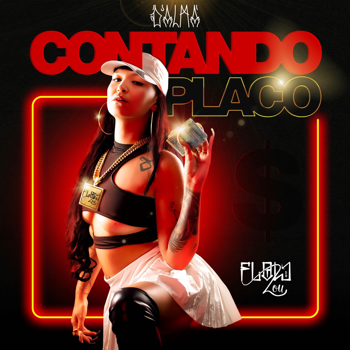 CONTANDO PLACO - Single by D'ALMA & Flow da Lou album cover