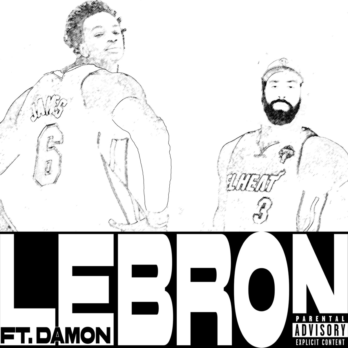 LeBron (feat. DAMON) - Single by jayx3 album cover