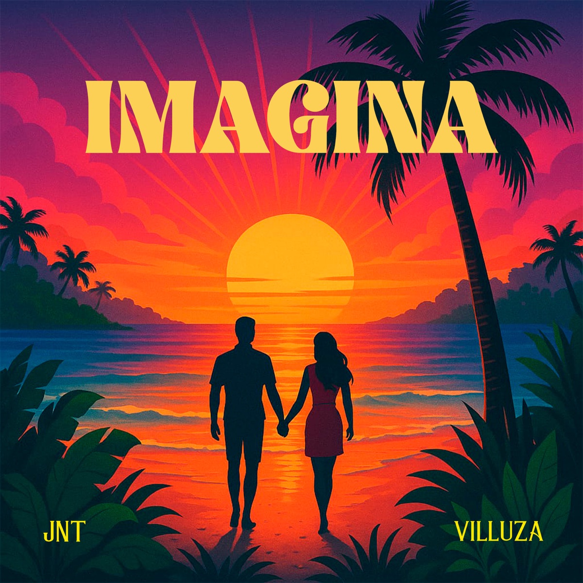 Imagina (feat. Villuza) - Single by JNT album cover