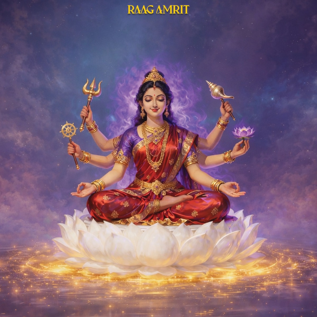 Maa Siddhidatri Mantra - Single by Saurabh Vaibhav & Nihira Joshi album cover