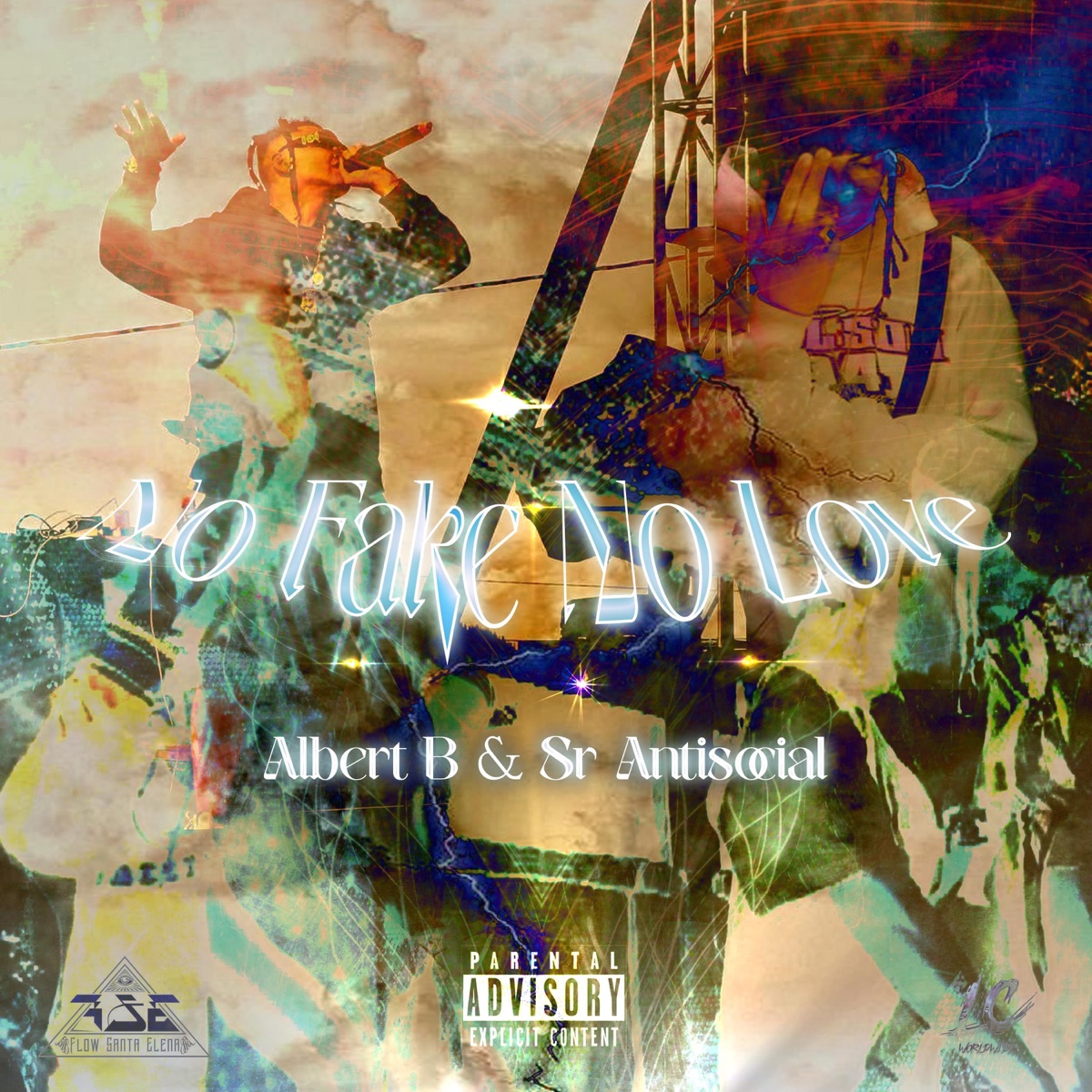 No Fake No Love (feat. Asap Kid) - EP by Albert B & Sr Antisocial album cover