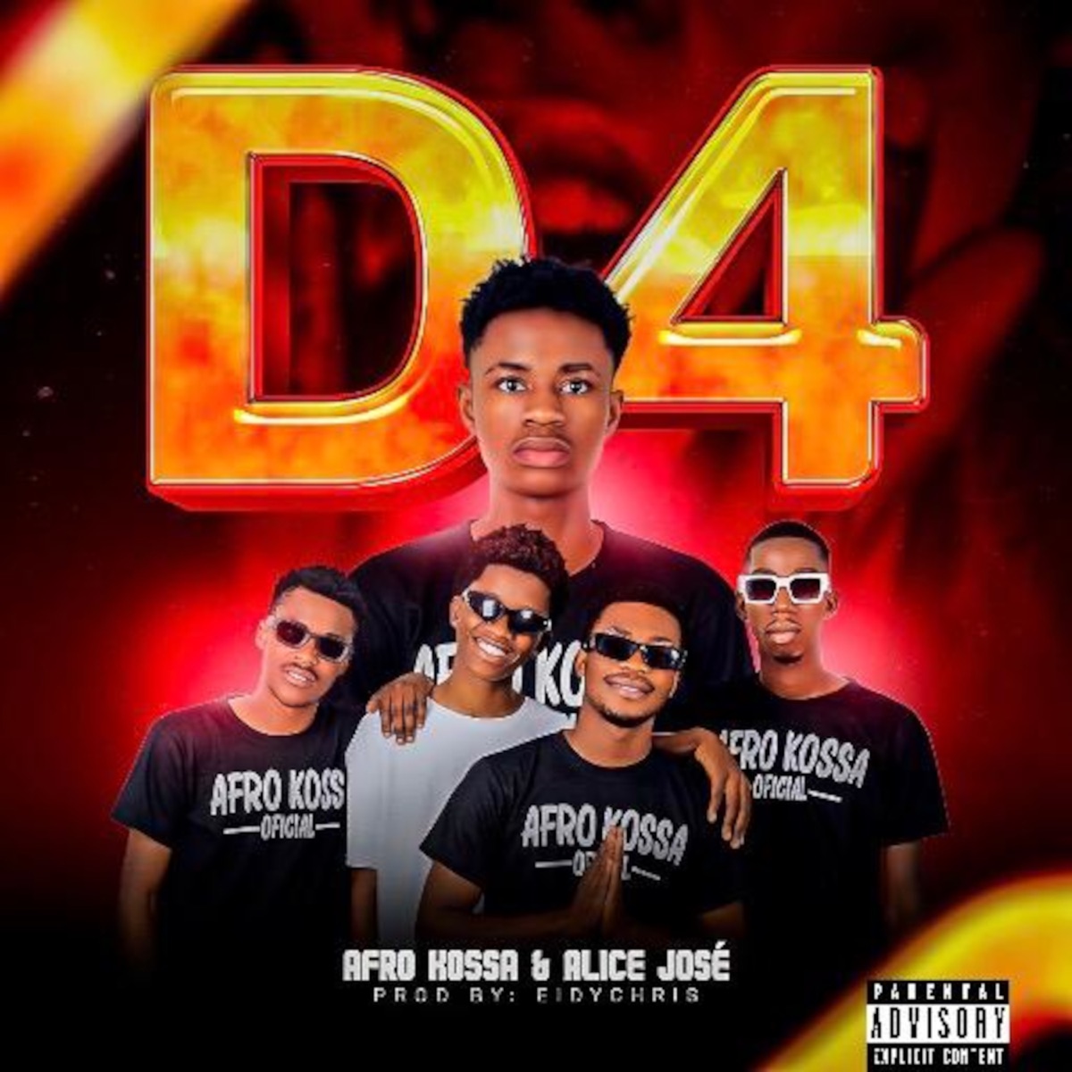 D4 - Single by Afro Kossa & Alice José album cover