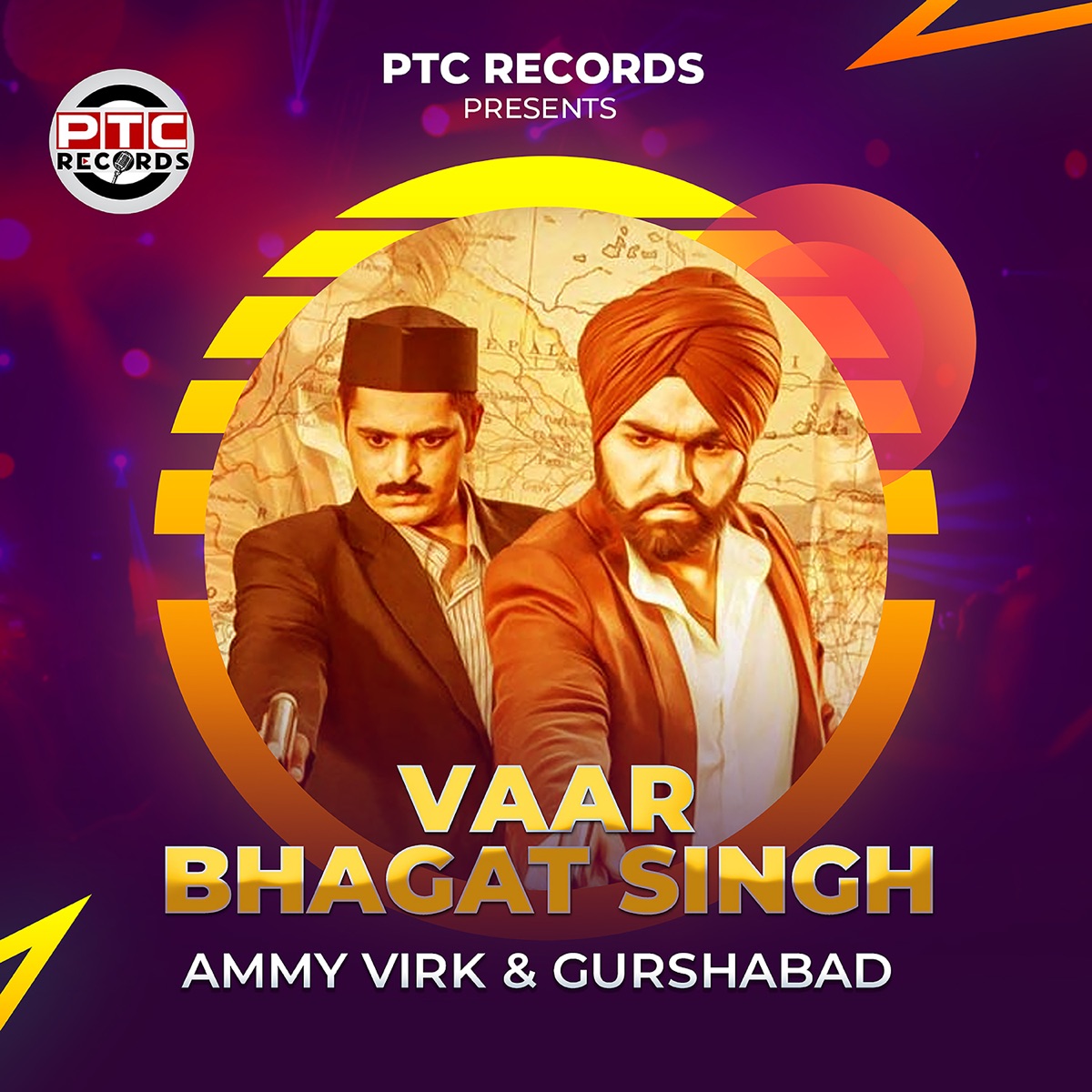 Vaar Bhagat Singh - Single by Ammy Virk & Gurshabad album cover
