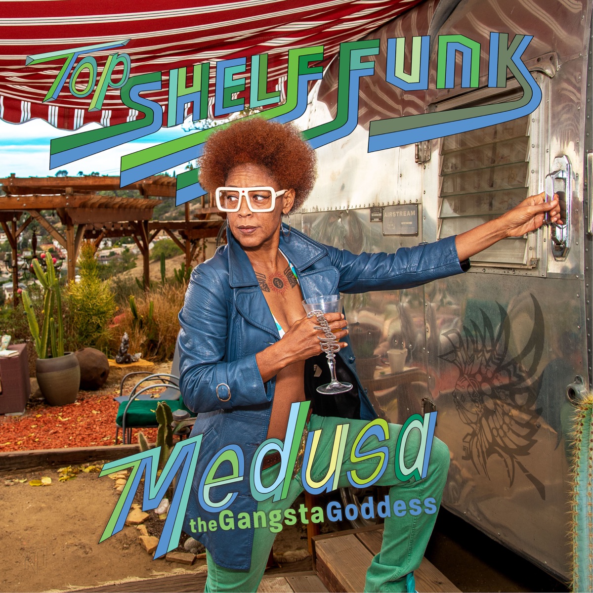 Top Shelf Funk (feat. Georgia Anne Muldrow) by Medusa the Gangsta Goddess album cover