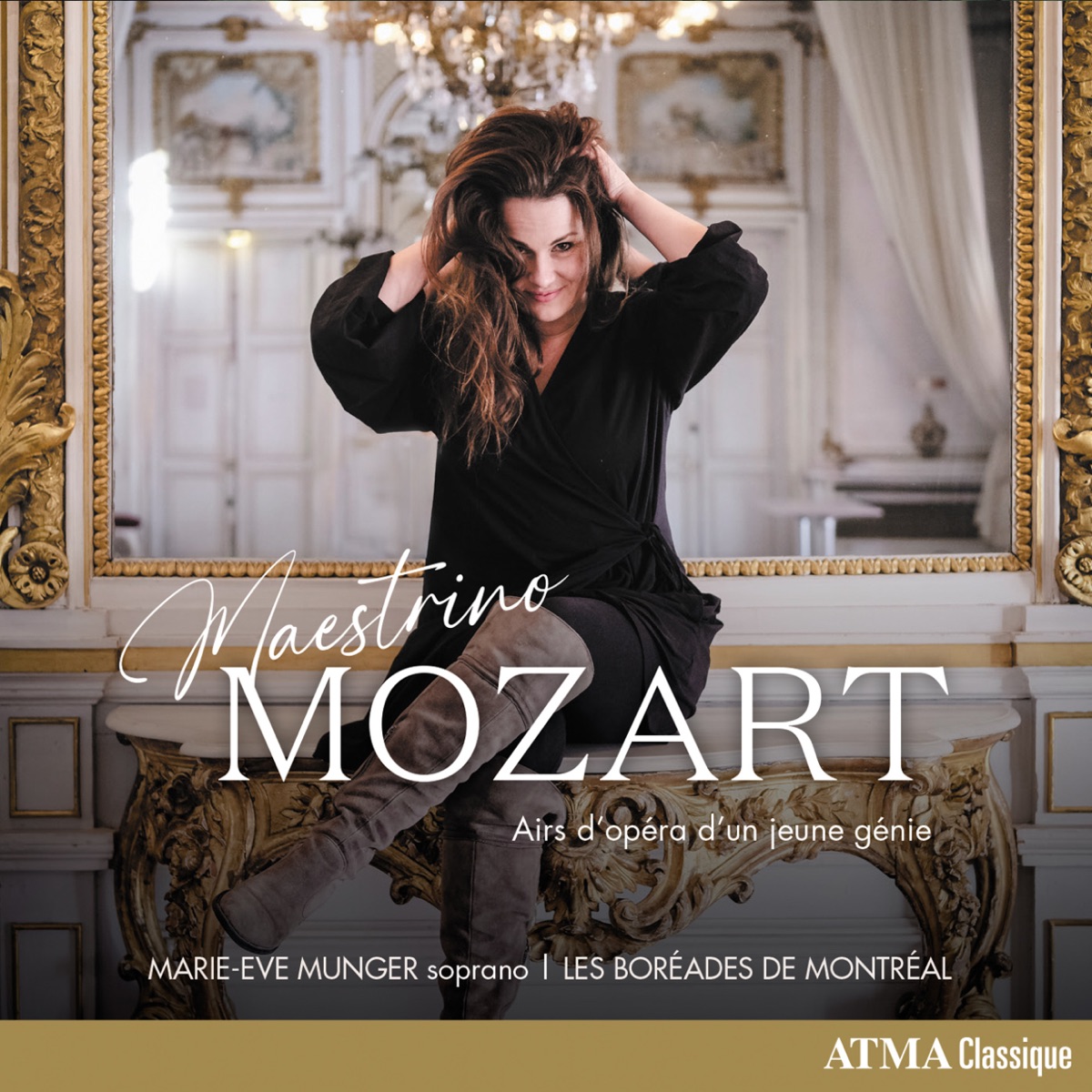Maestrino Mozart by Philippe Bourque, Les Boreades de Montreal & Marie-Eve Munger album cover