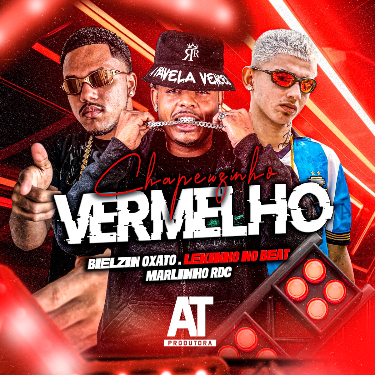 Chapeuzinho Vermelho (feat. Bielzin oxato) - Single by Lekinho no Beat, Marlinho Rdc & AT Music album cover