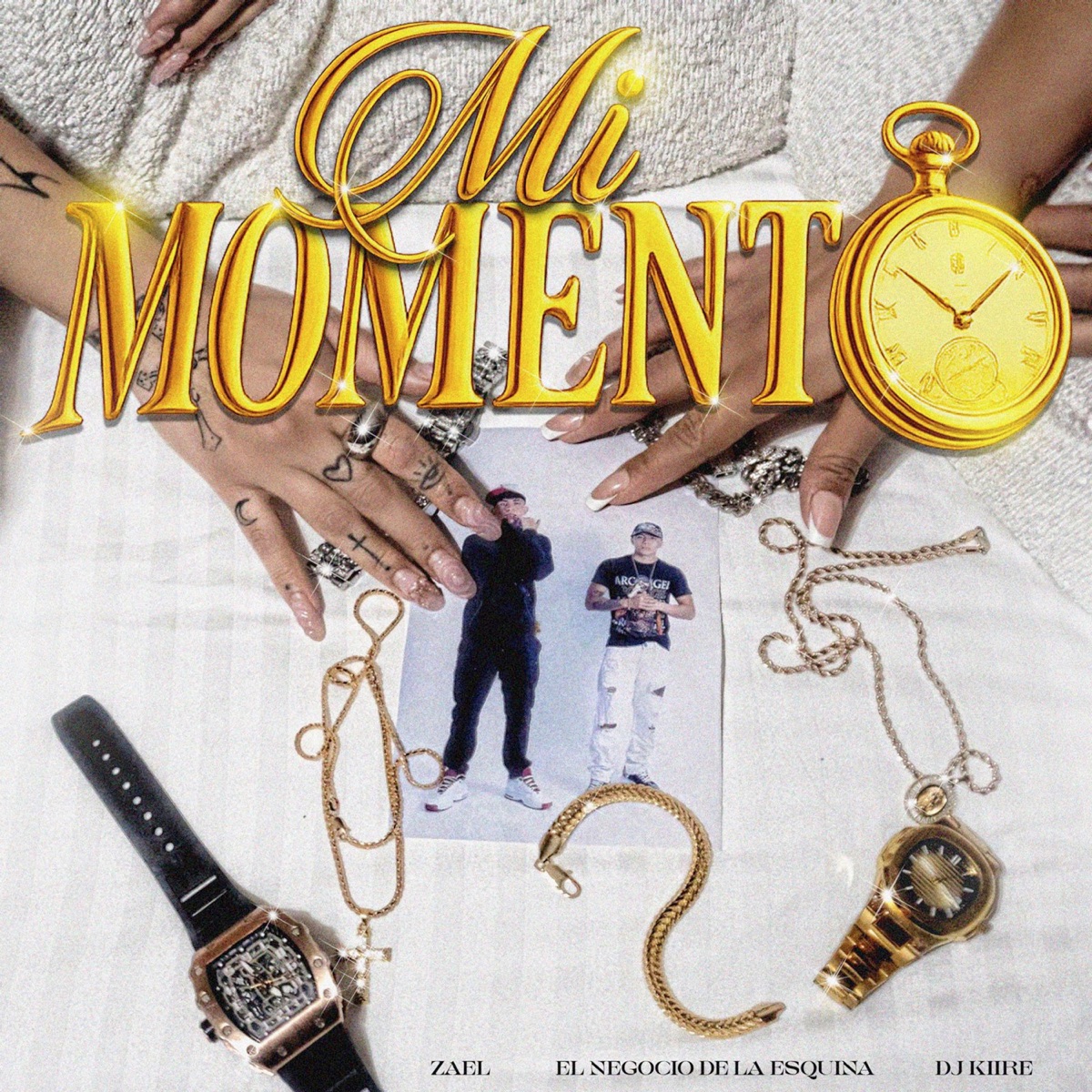 Mi momento - Single by ELNEGOCIODELAESQUINA, Zael & Dj Kiire album cover