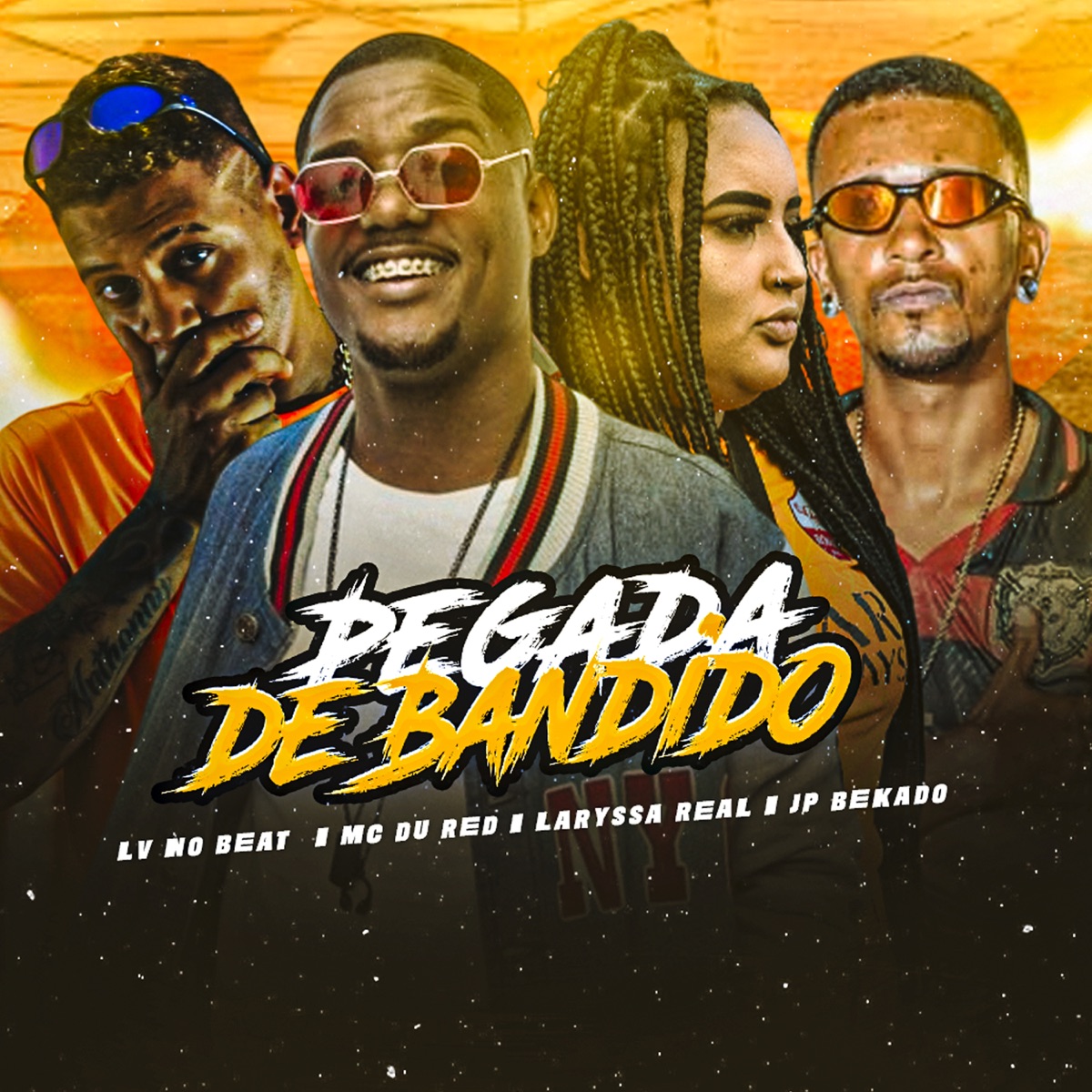 Pegada de Bandido (feat. LV no Beat) - Single by jp bekado, Laryssa Real & MC Du Red album cover