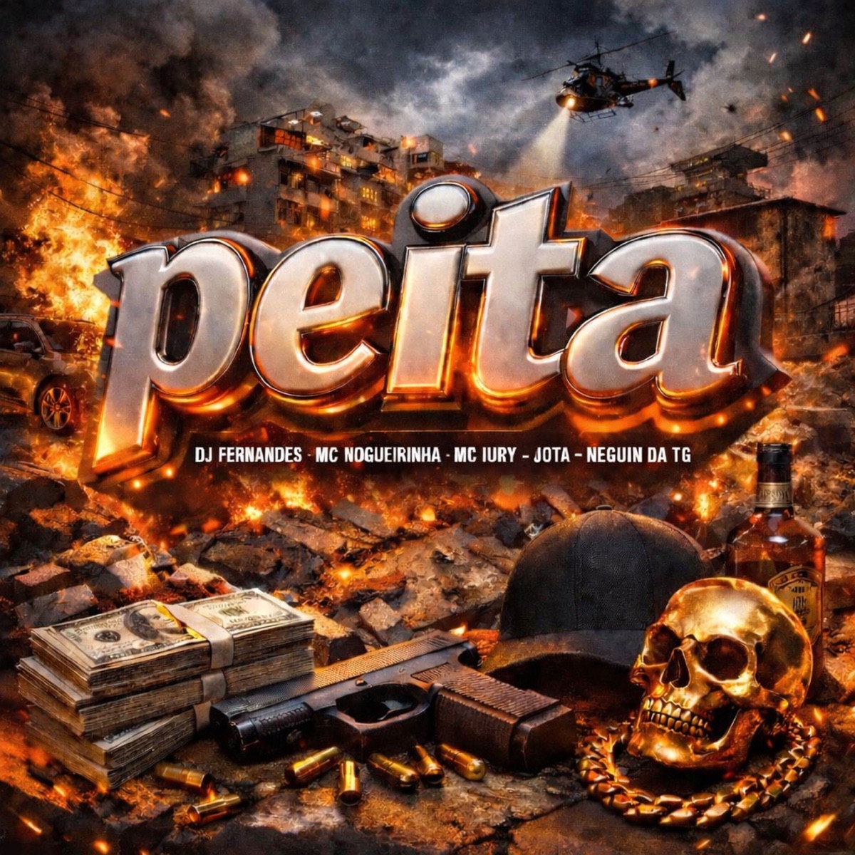 Peita (feat. Neguin da TG & Mc Nogueirinha) - Single by Dj Fernandes, J.O.T.A & MC Iury Rithielisson album cover