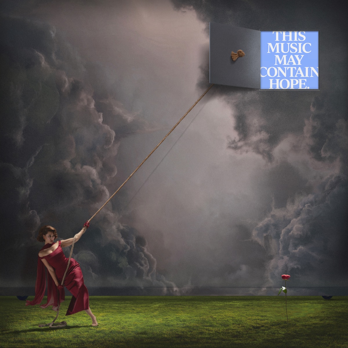 THIS MUSIC MAY CONTAIN HOPE. by RAYE album cover