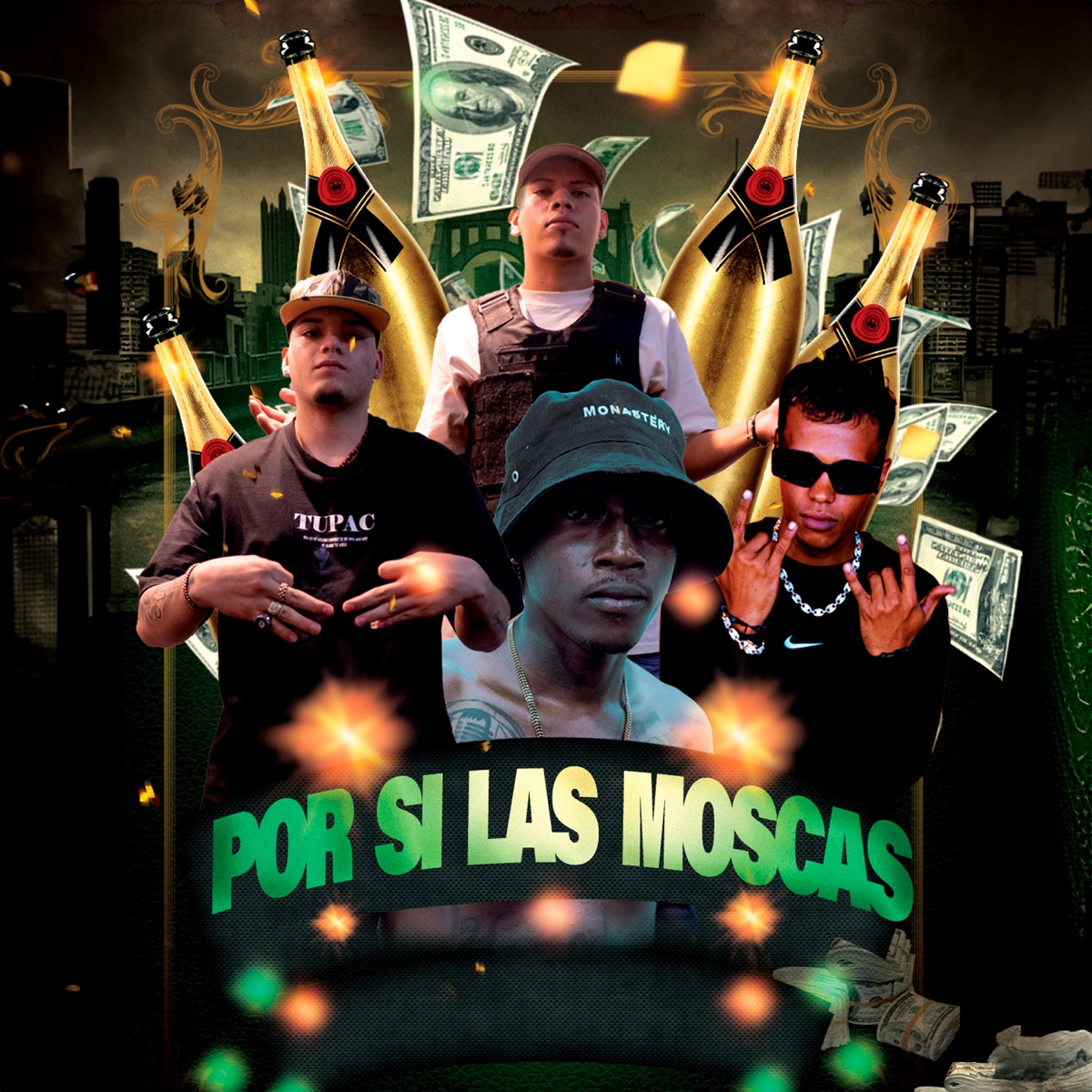 Por si las Moscas (feat. Afro Josh & Andrewz Wayne RG) - Single by Colvin & Kdilan album cover