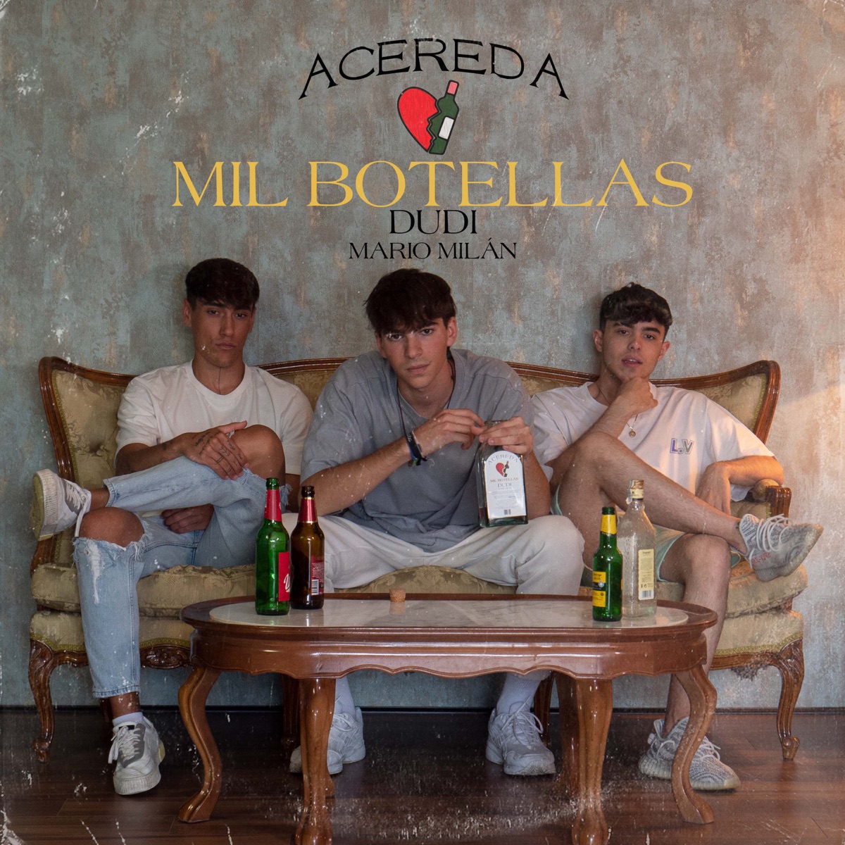 MIL BOTELLAS - Single by Acereda, Dudi & Mario Milan album cover