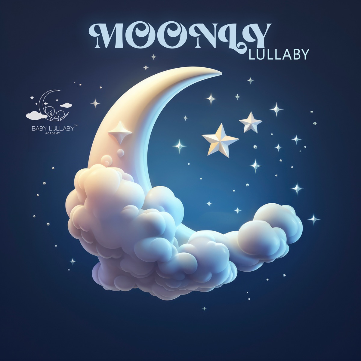 Moonly Lullaby: Cradle Sleep, Baby Spa Lullaby, Sleep with Nature by Baby Lullaby Academy album cover artwork